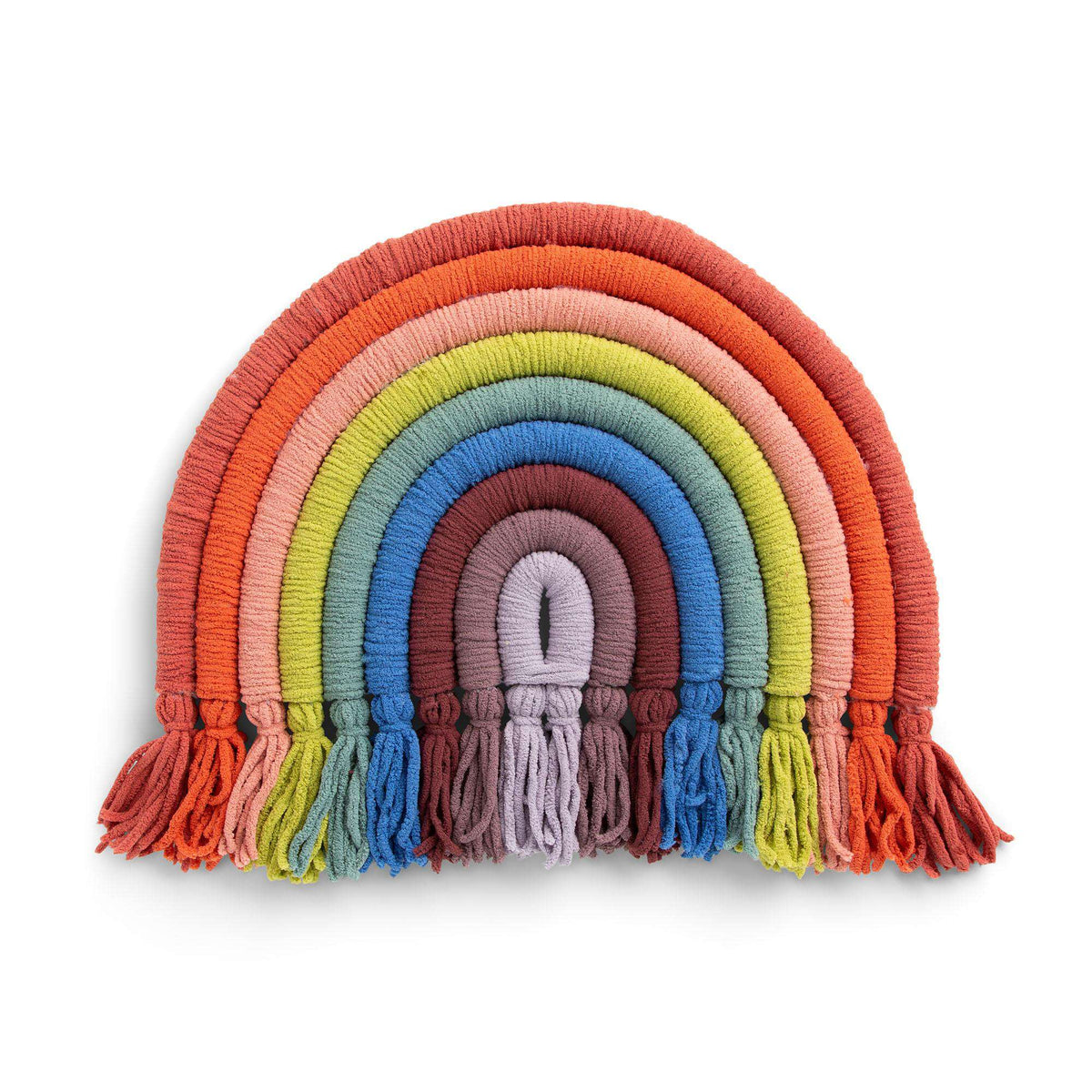 Craft Wall Hanging made in Bernat Blanket O'Go yarn