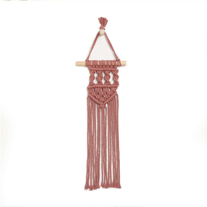 Bernat Craft Macramé Mini Wall Hanging Craft Wall Hanging made in Bernat Macrame yarn