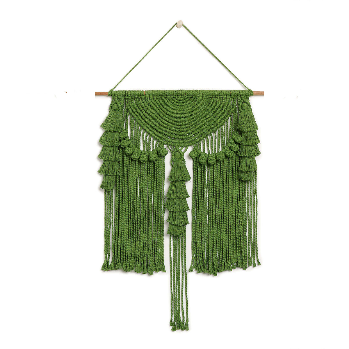 Craft Wall Hanging made in Bernat Macrame yarn