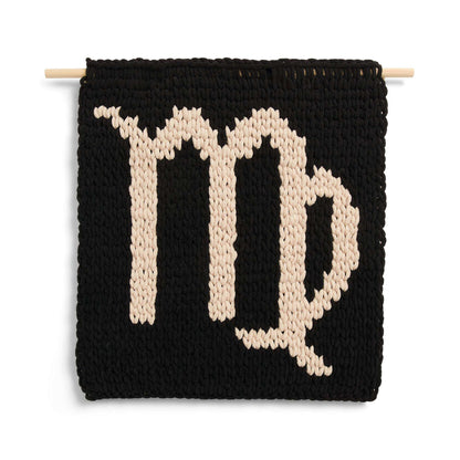 Bernat Craft EZ Graph It Zodiac Symbols Wall Hanging Craft Wall Hanging made in Bernat Alize Blanket EZ Graph-it yarn