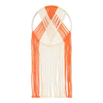 Bernat Craft Geo Stripe Macramé Wall Hanging Craft Wall Hanging made in Bernat Macrame yarn