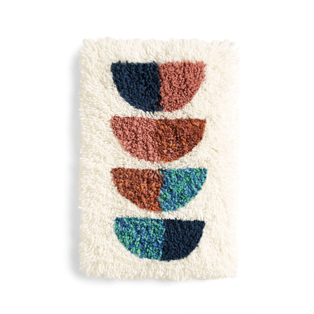 Craft Wall Hanging made in Bernat Forever Fleece yarn