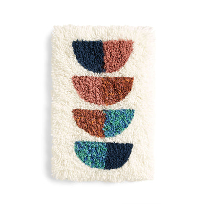 Bernat Craft Full Cup Latch Wall Hanging Craft Wall Hanging made in Bernat Forever Fleece yarn