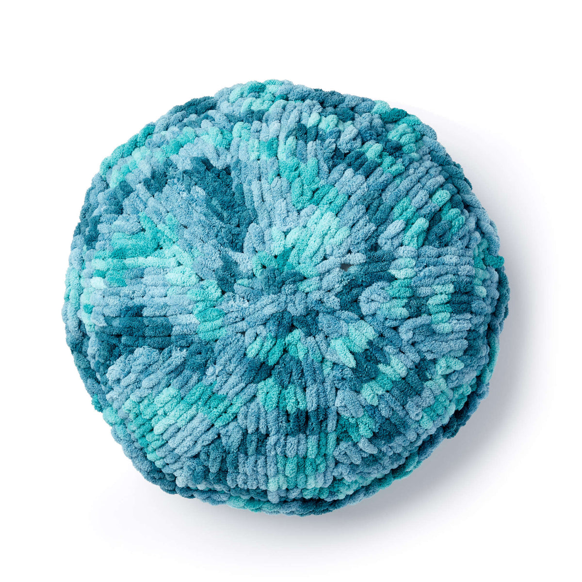 Craft Pillow made in Bernat Blanket-EZ yarn