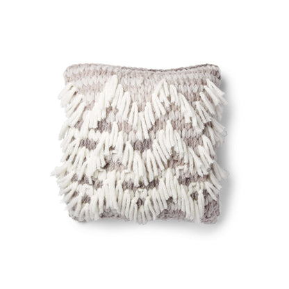 Bernat Alize EZ Fringed Pillow Craft Pillow made in Bernat EZ Wool yarn