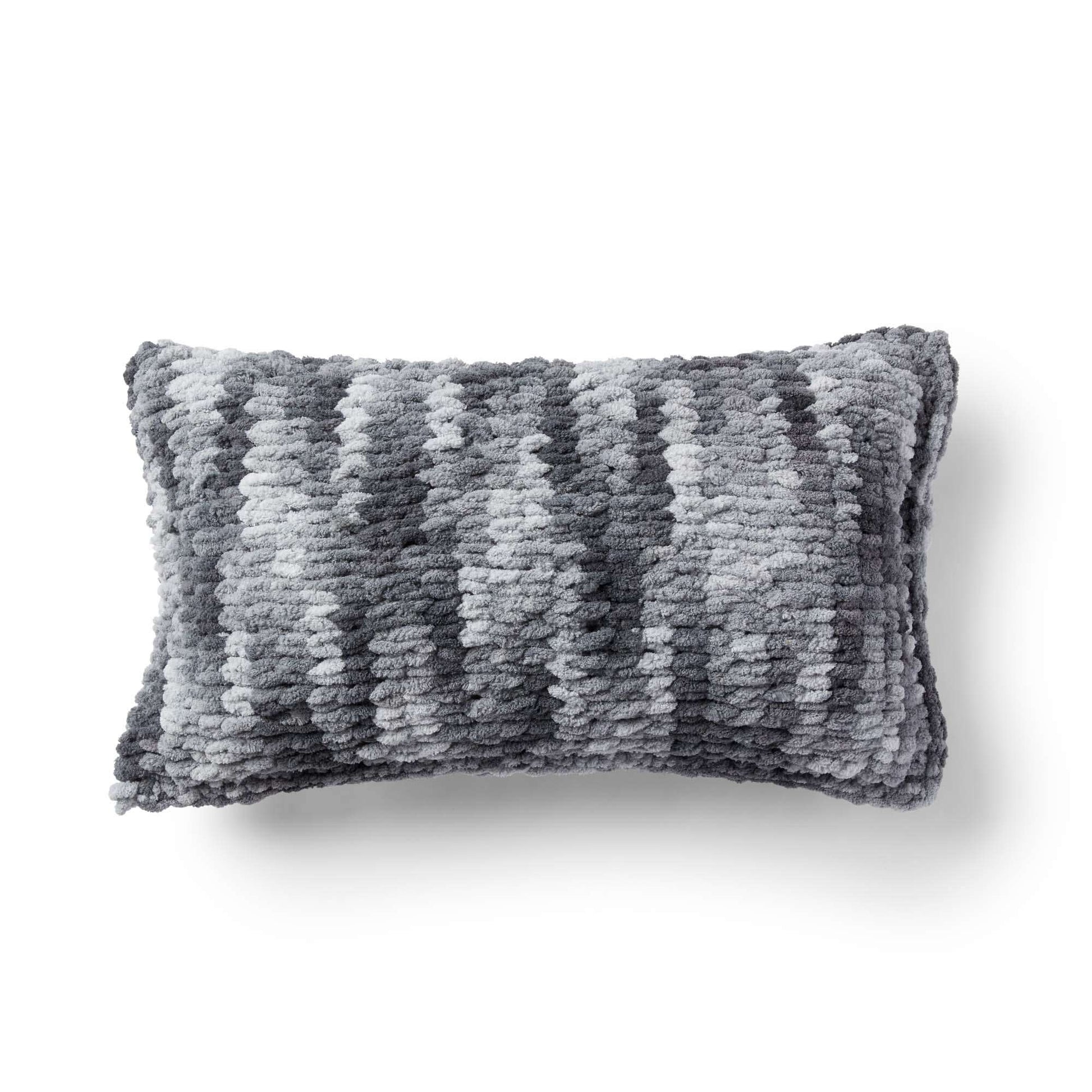 Free Bernat EZ Intarsia Home Pillow Craft Pattern