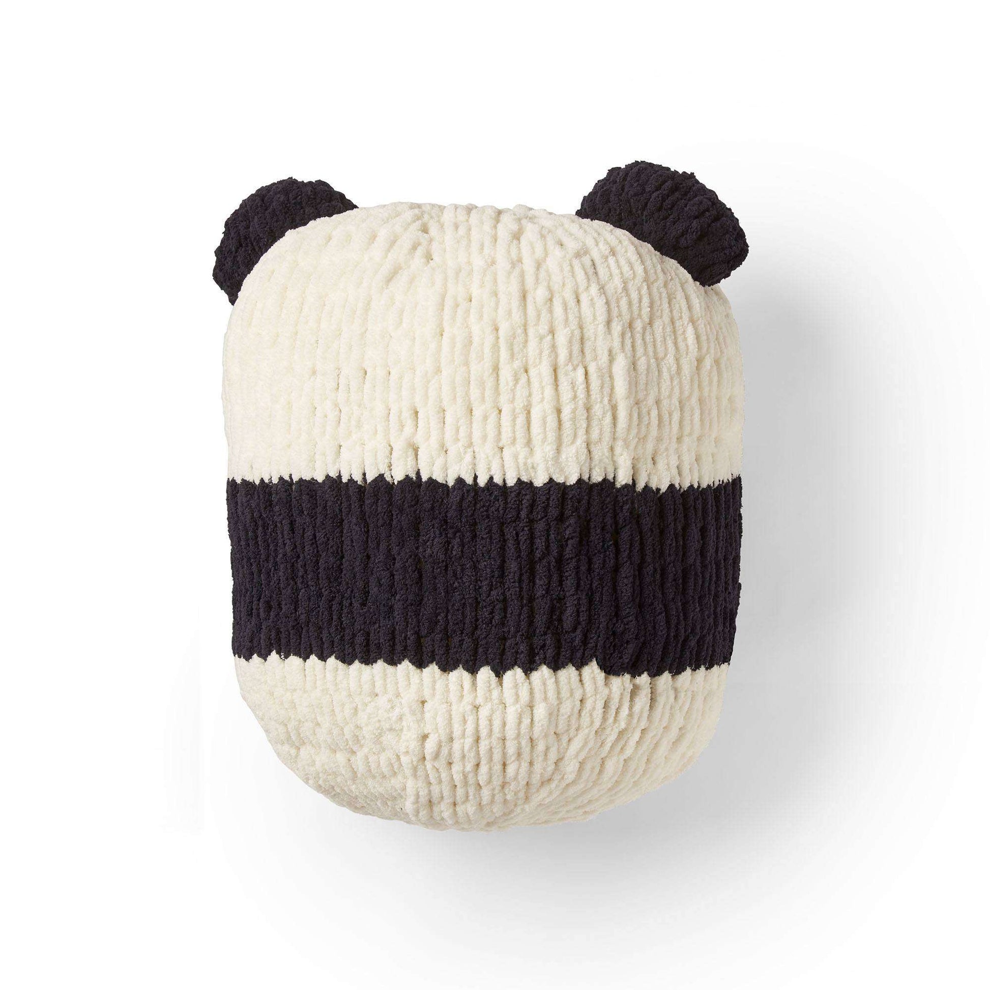 Free Bernat Craft Alize EZ Panda Pillow Pattern