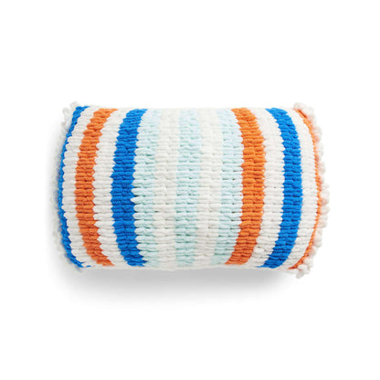 Bernat Craft EZ Stripe-mazing Pillow Version 1