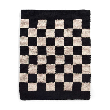 Bernat EZ Graph It Checkerboard Rug Craft Craft Rug made in Bernat Alize Blanket EZ Graph It yarn