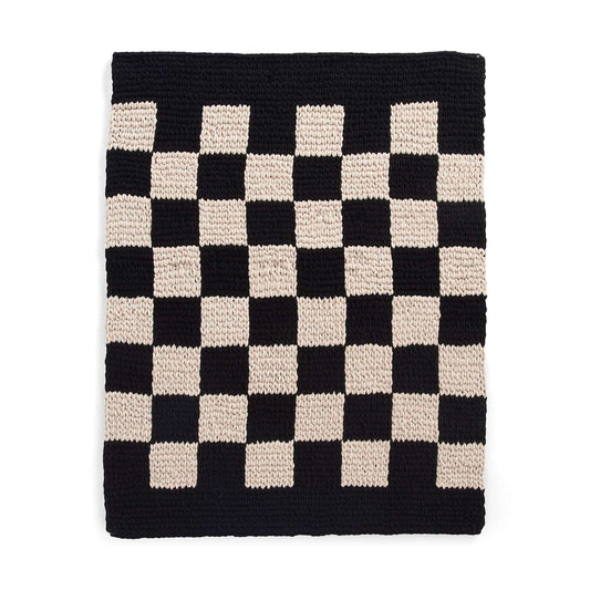 Craft Rug made in Bernat Alize Blanket EZ Graph It yarn