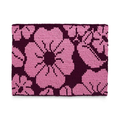 Bernat EZ Graph It Blossom Rug Craft Rug made in Bernat Alize Blanket EZ Graph-it yarn