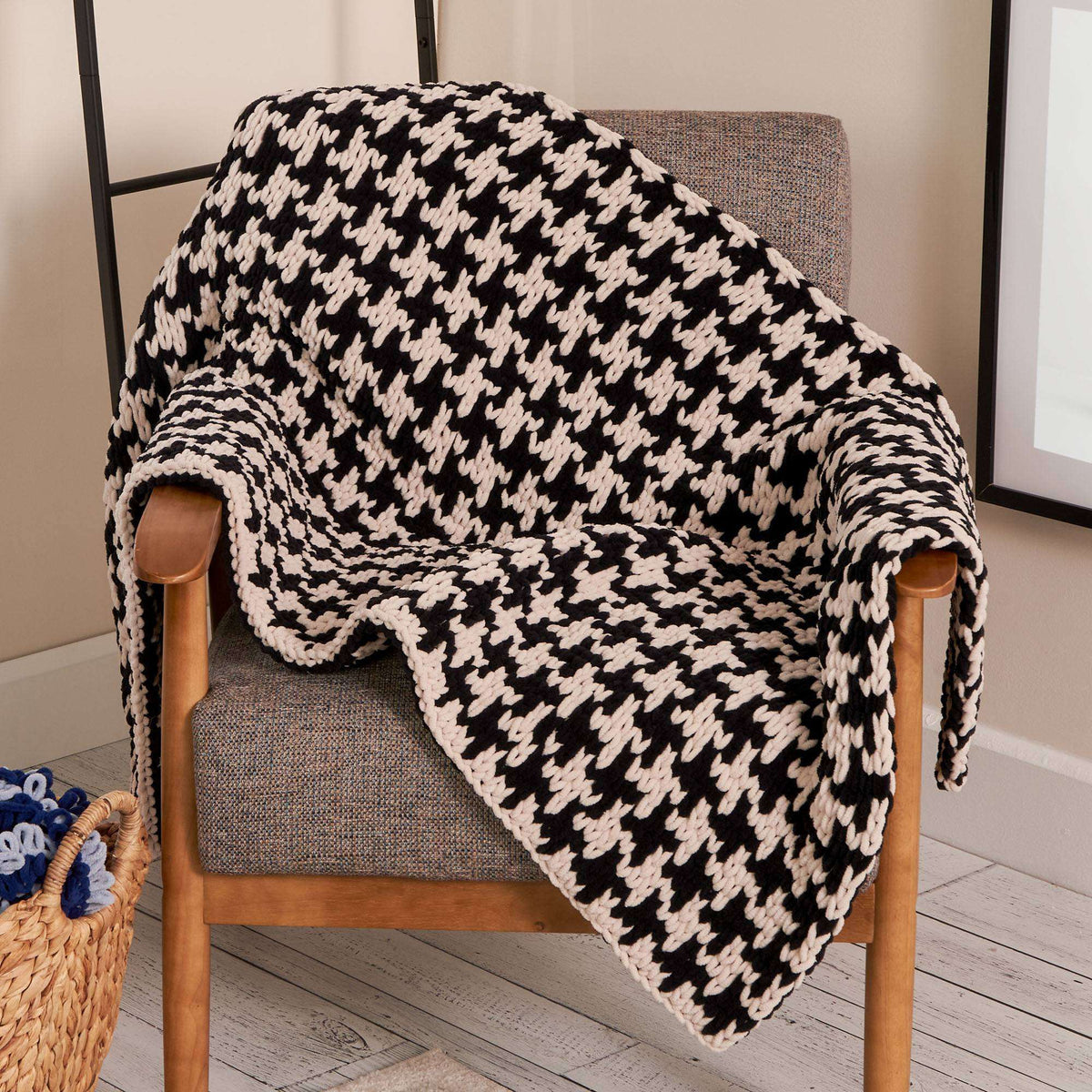 Craft Blanket made in Bernat Alize Blanket EZ Graph It yarn