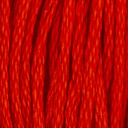 Coats & Clark Cotton Embroidery Floss Bright Orange Red