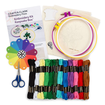 Coats & Clark Keepsake Stitching Station Embroidery Kit