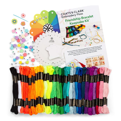 Coats & Clark Keepsake Stitching Station Friendship Bracelet Kit