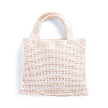 Caron Crochet Floral Cross Stitch Tote Bag Single Size