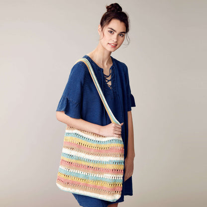 Caron Crochet Textured Tote Single Size