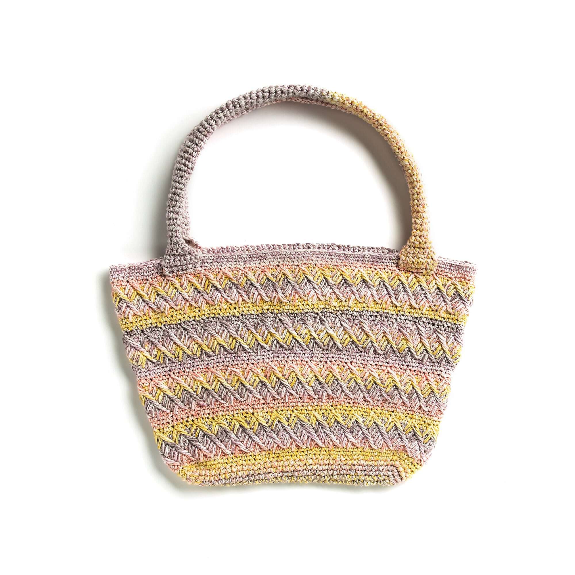 Free Caron Shifting Chevrons Tote Crochet Pattern | Yarnspirations