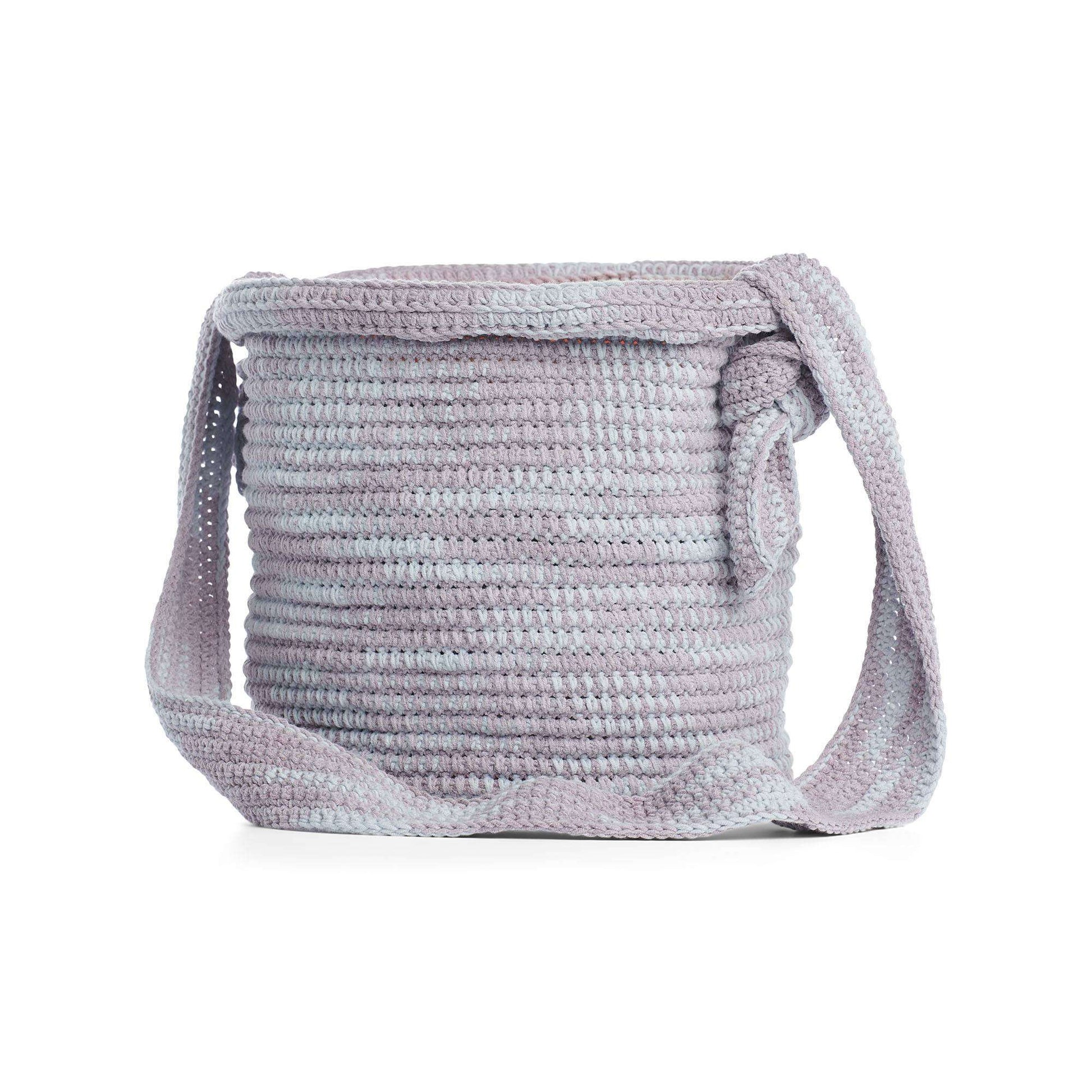 Free Caron Cakes Crochet Bucket Bag Pattern