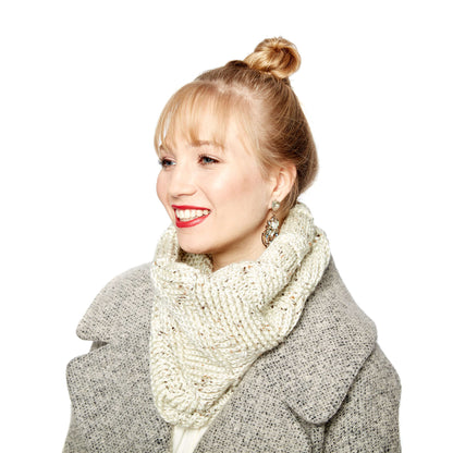 Caron Twist 'n' Shout Tweed Crochet Cowl Single Size