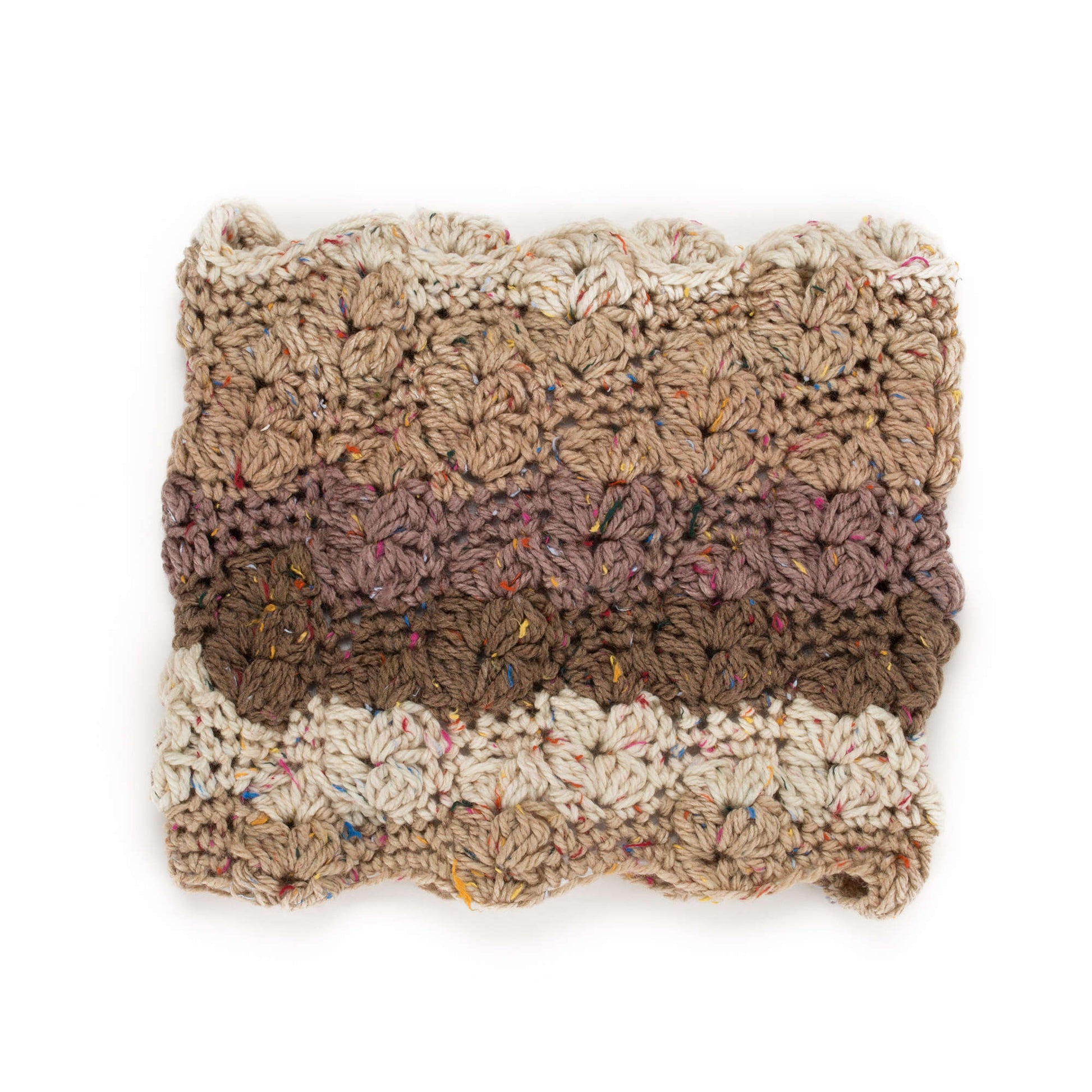 Free Caron Textured Crochet Cowl Pattern