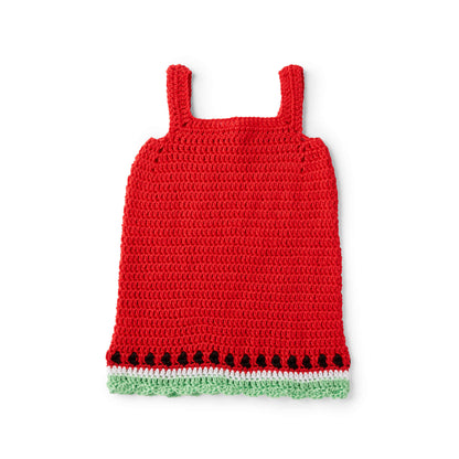 Caron Watermelon Crochet Dress 12 - 18 mos