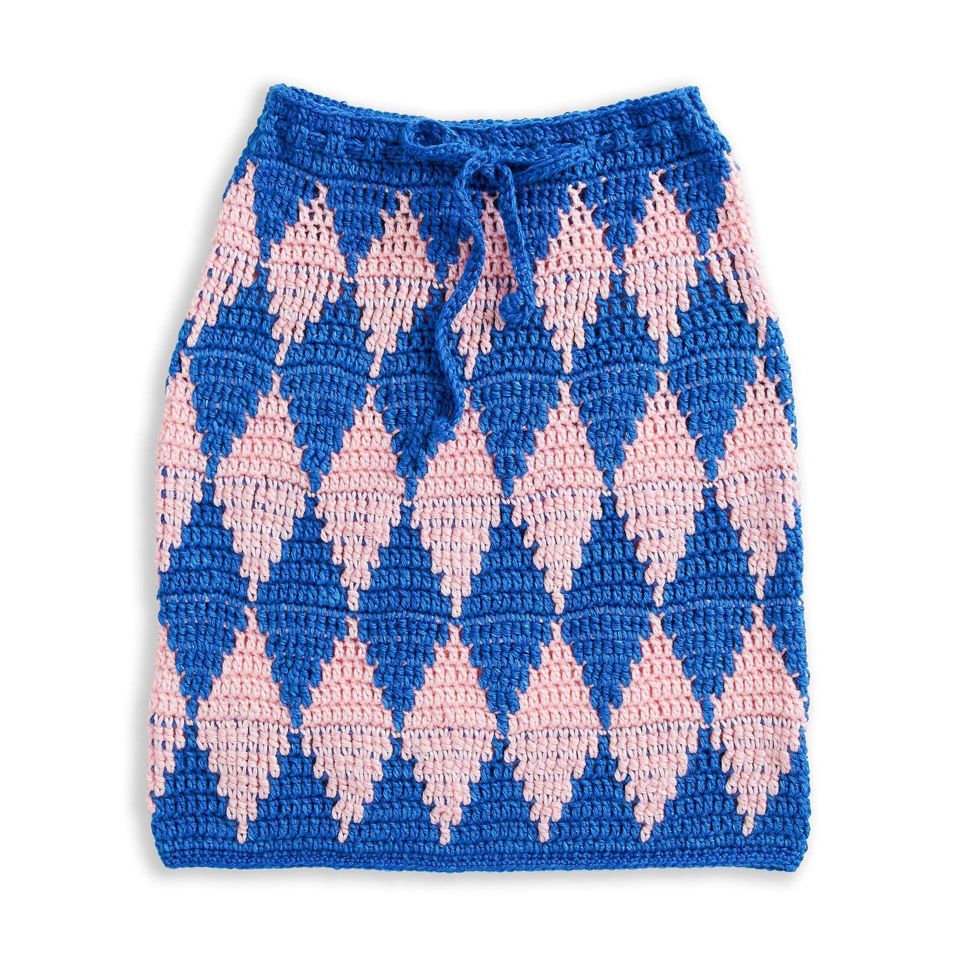 Free Caron Crochet Graphic Skirt Pattern