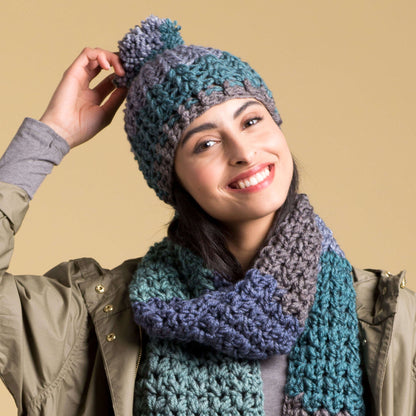 Caron Crochet Winter Hat Single Size