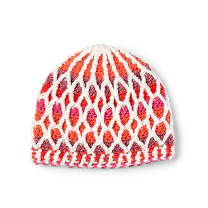 Caron X Pantone Honeycomb Crochet Hat Single Size