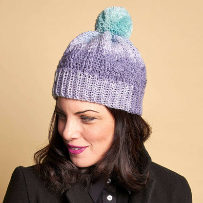 Caron Crochet Cabled Beanie Single Size