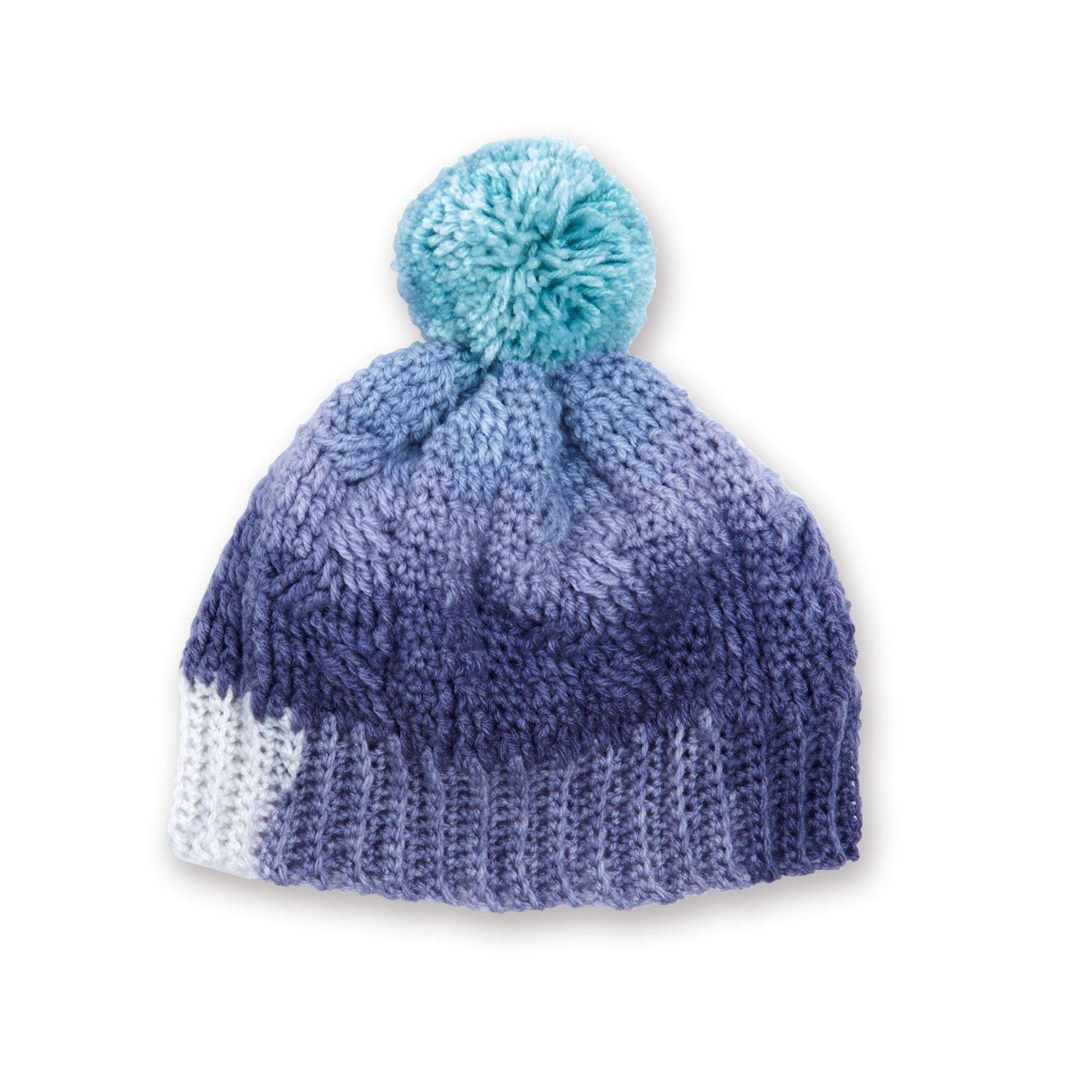 Free Caron Crochet Cabled Beanie Pattern