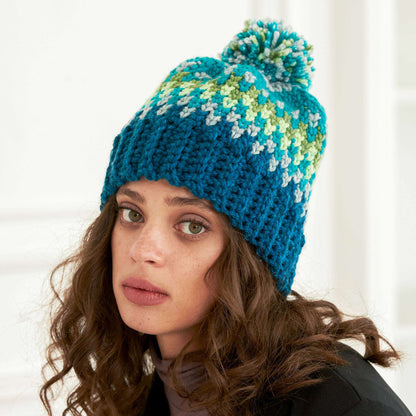 Caron Dash Around Crochet Hat Single Size