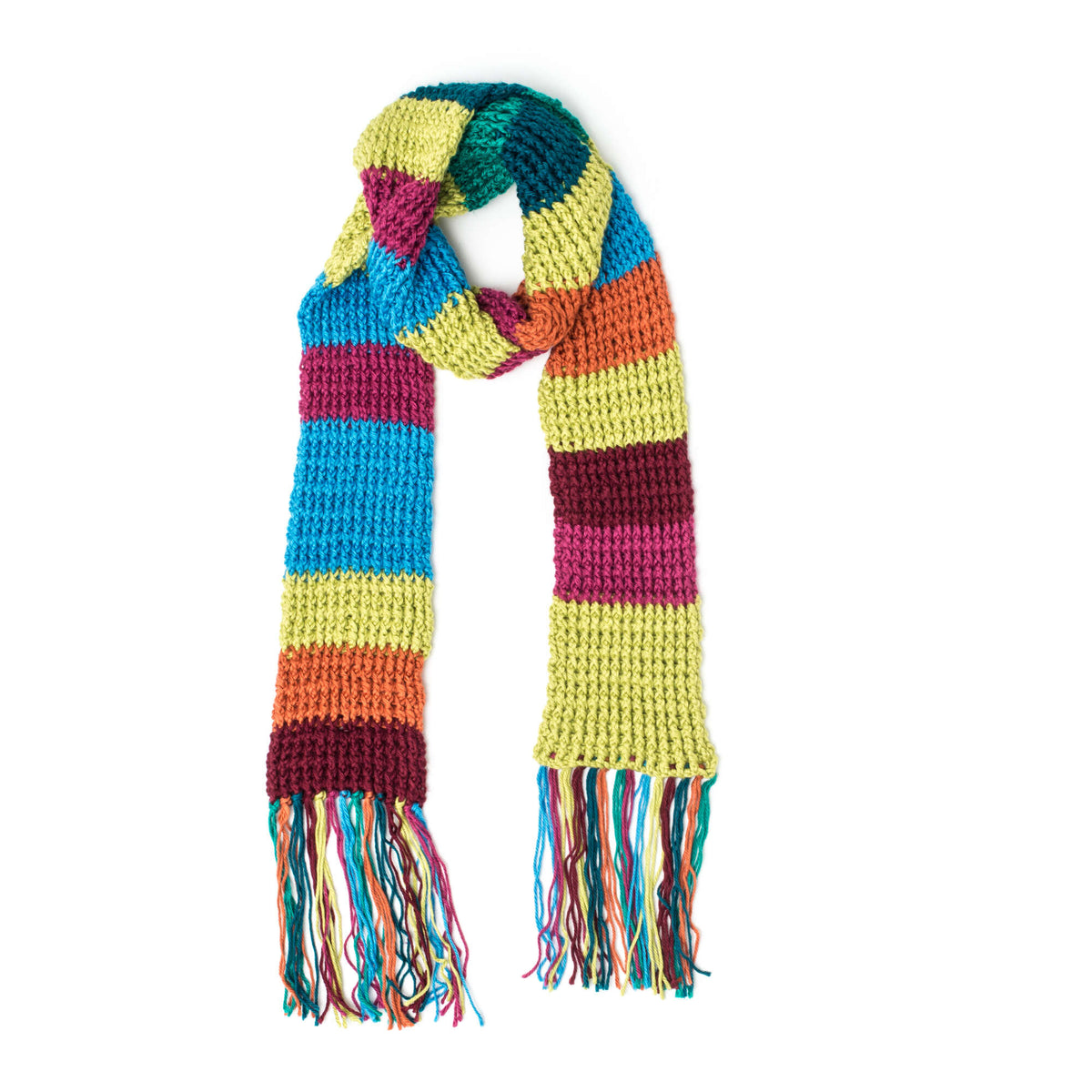 Crochet Scarf made in Caron Simply Soft Yarn