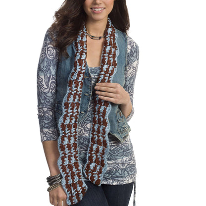 Caron Crochet Earth & Sky Scarf Single Size