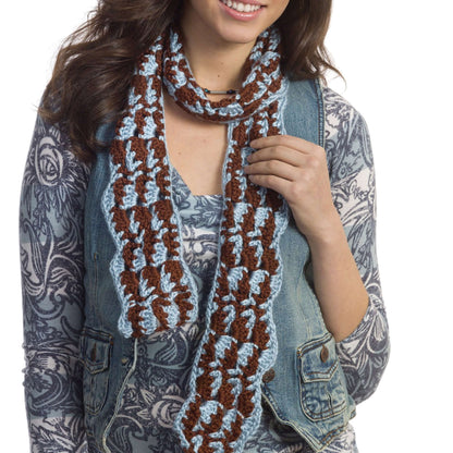Caron Crochet Earth & Sky Scarf Single Size