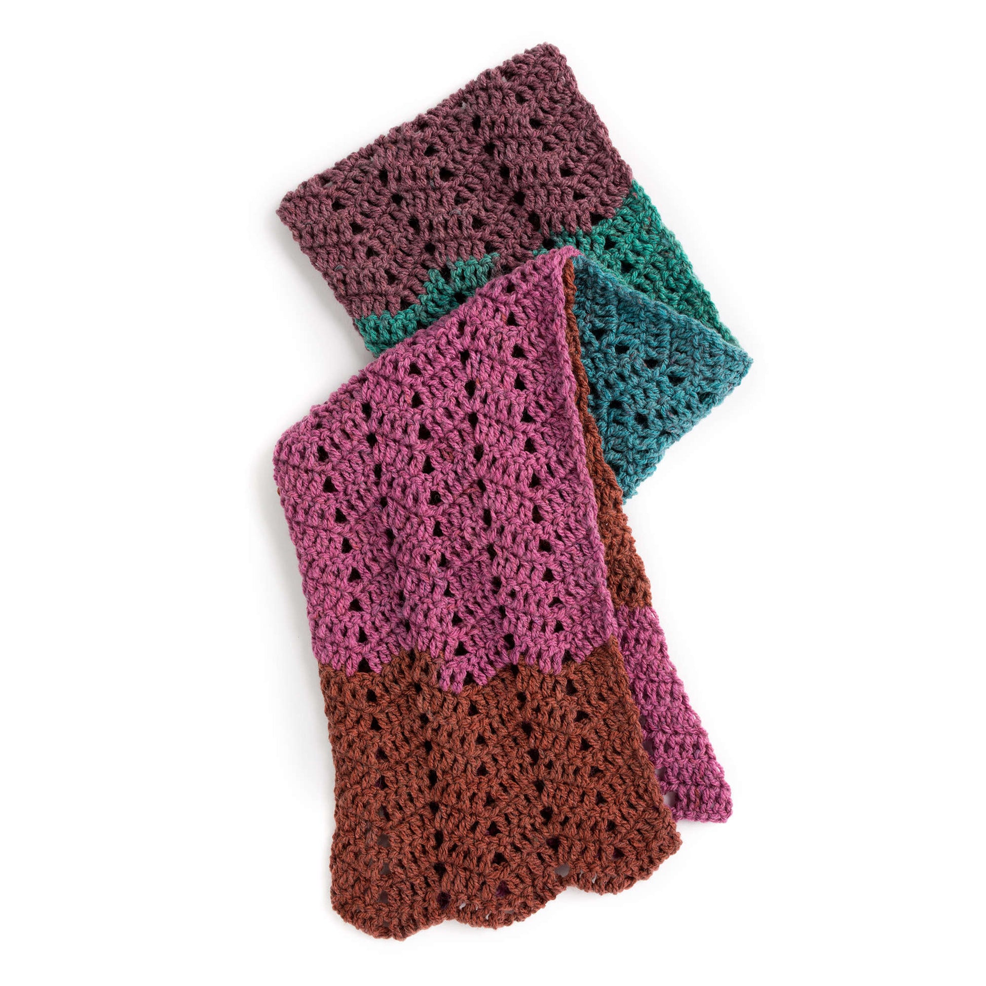 Caron Crochet Waves Scarf Single Size