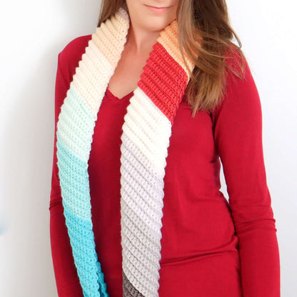 Caron X Pantone Crochet Scarf Single Size