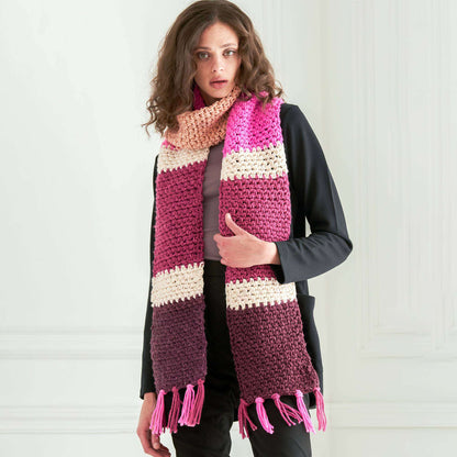 Caron Dippty Doo Crochet Scarf Single Size