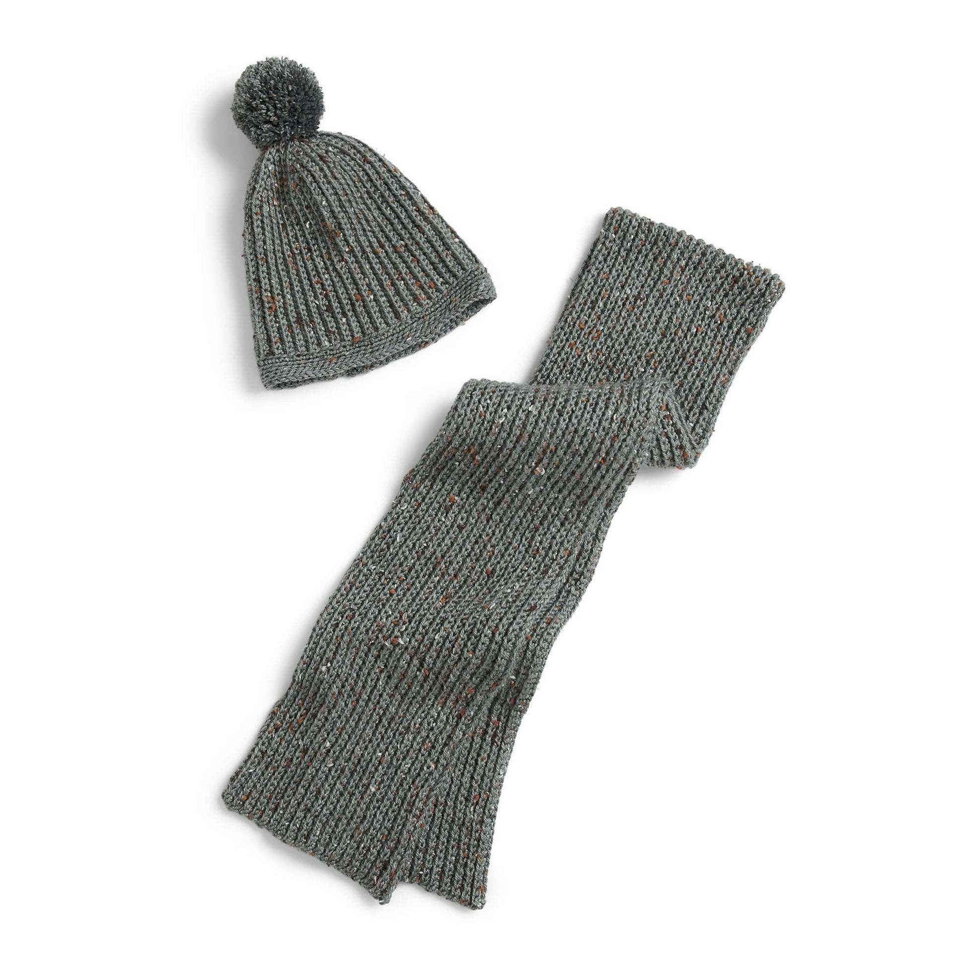 Free Caron Crochet Hat & Scarf Set Pattern