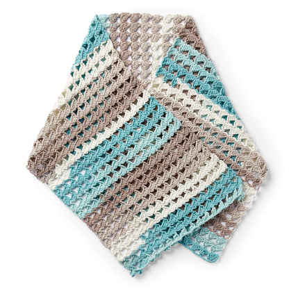 Caron Crochet Shell Shawl Single Size