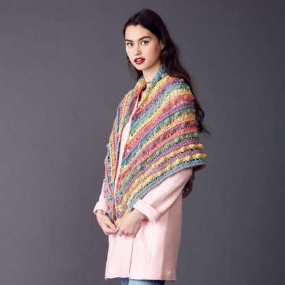 Caron Triangular Crochet Shawl Single Size