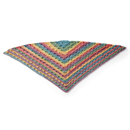 Caron Triangular Crochet Shawl Single Size