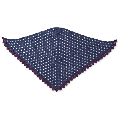 Crochet It Shawl for You Dark Country Blue