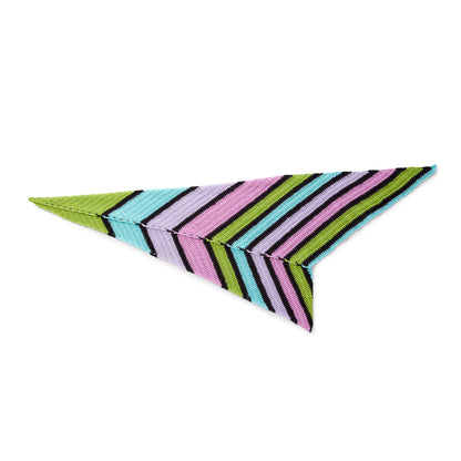 Caron X Pantone Asymmectrical Crochet Shawl Version 2