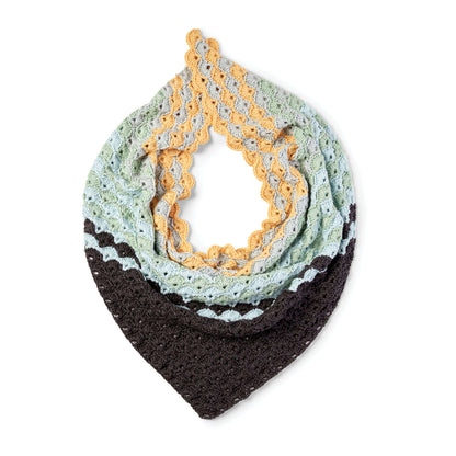 Caron Fan Club Crochet Shawl Single Size