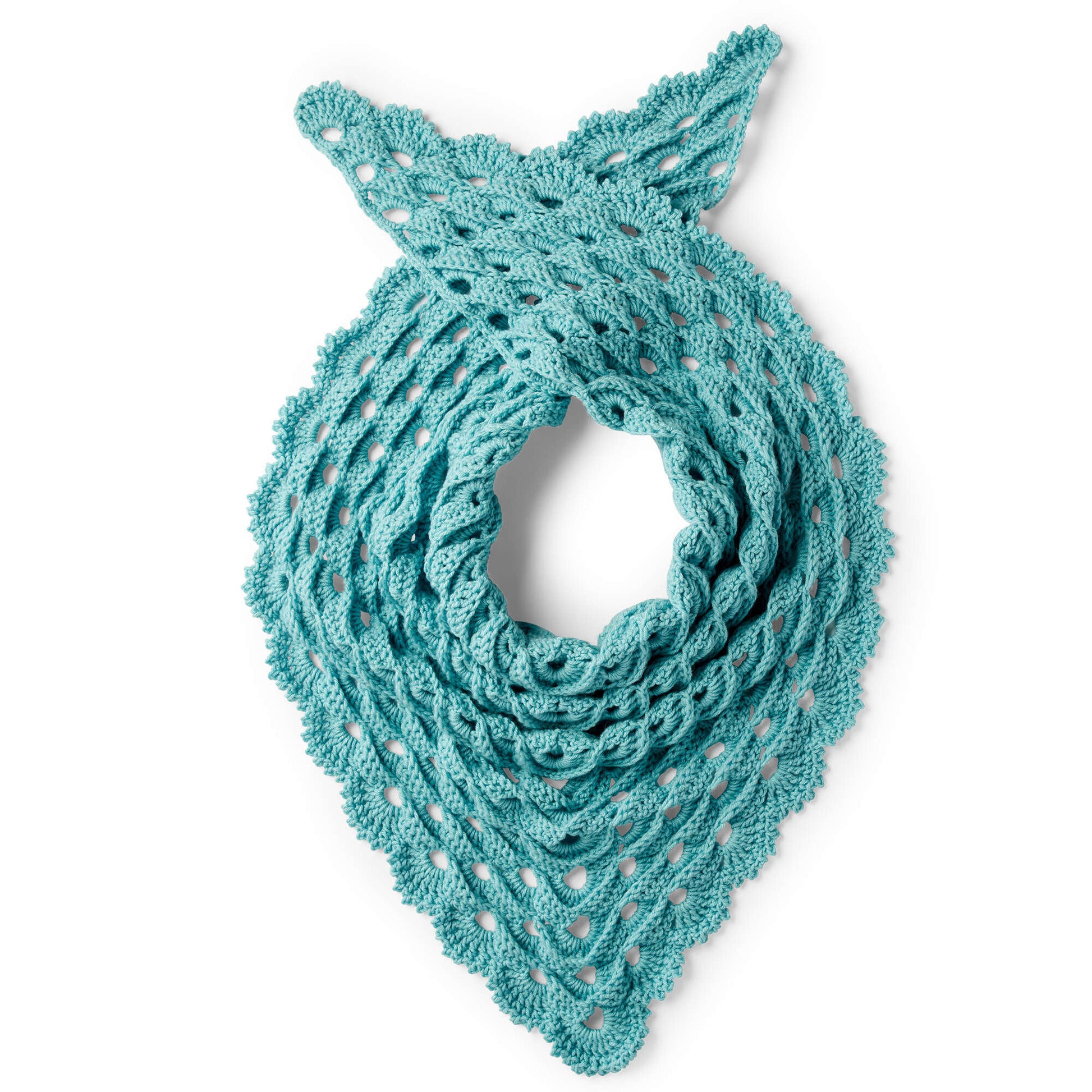 Free Caron Go-To Crochet Shawl Pattern