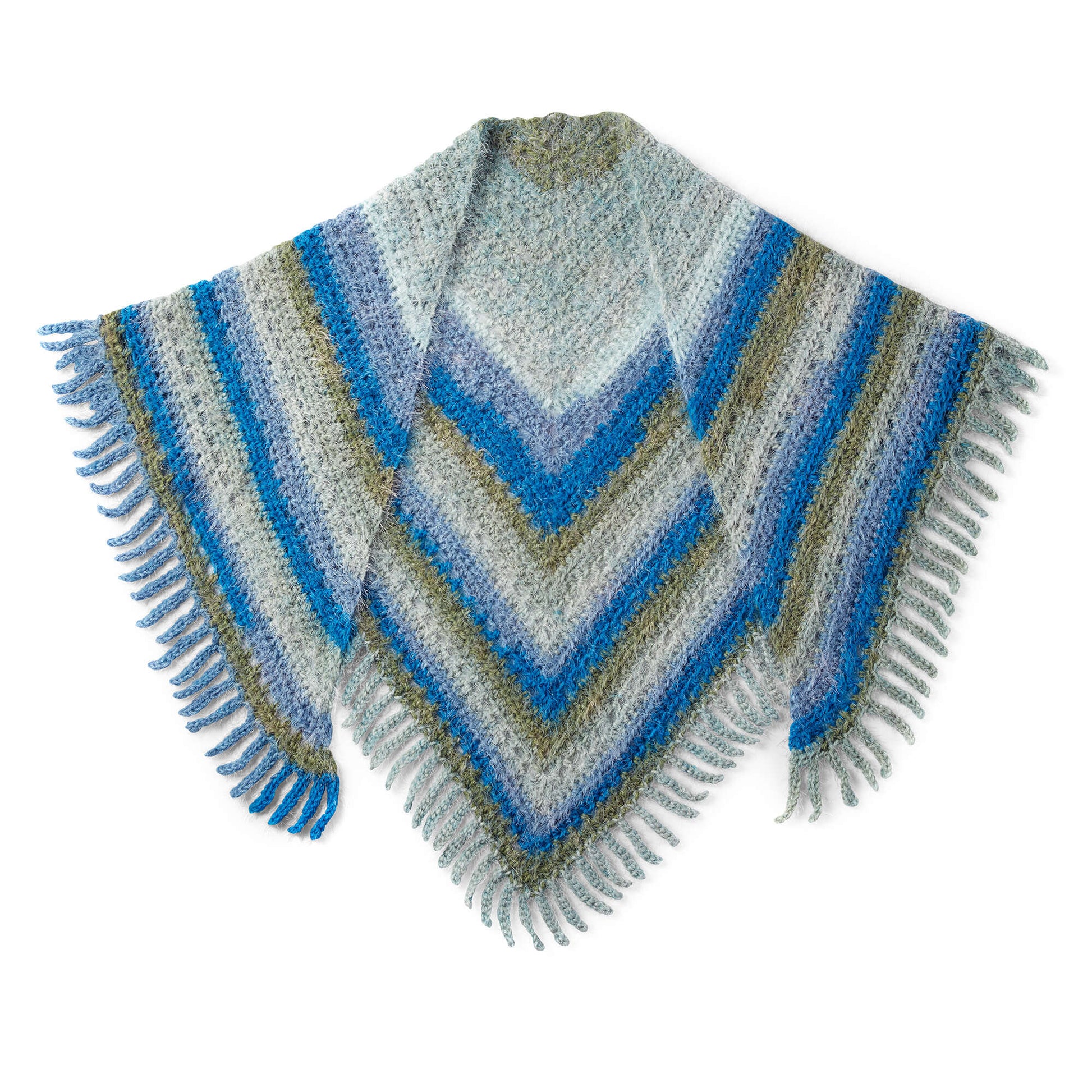 Free Caron Make A Point Crochet Shawl Pattern