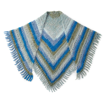 Caron Make A Point Crochet Shawl Single Size