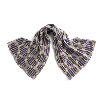 Caron Mosaic Circles Crochet Blanket Wrap Single Size