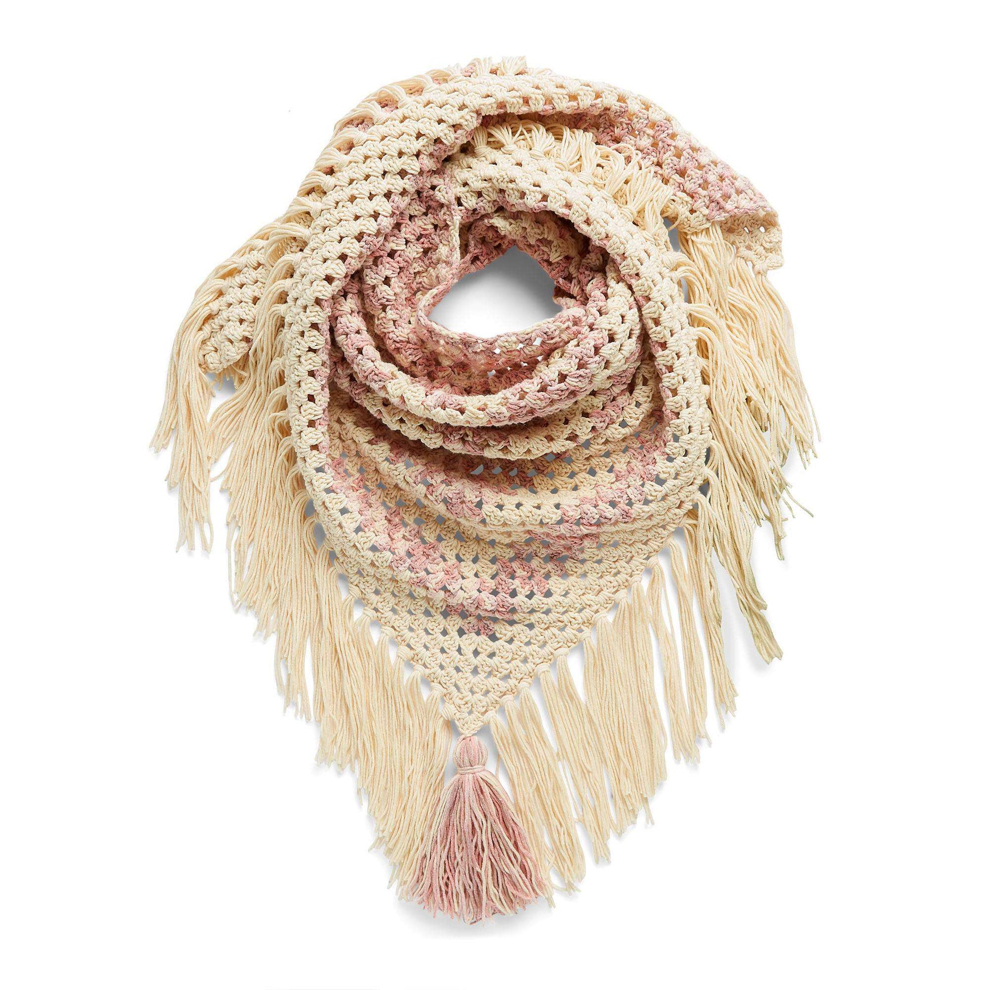 Caron Granny Fade Crochet Shawl